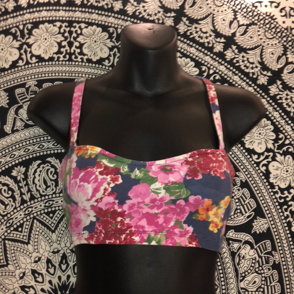 Brandy floral bralette